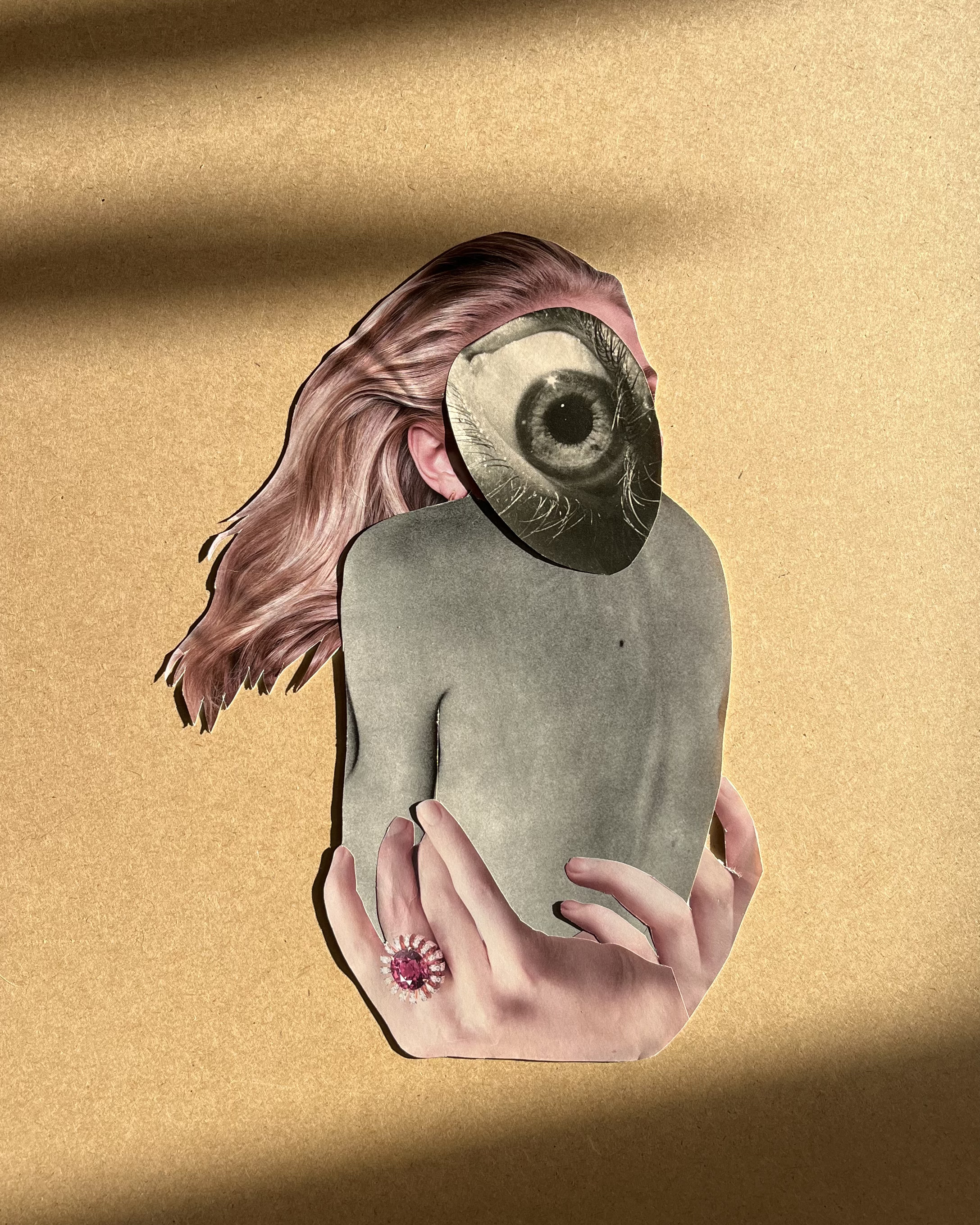 Barbara, Paper collage