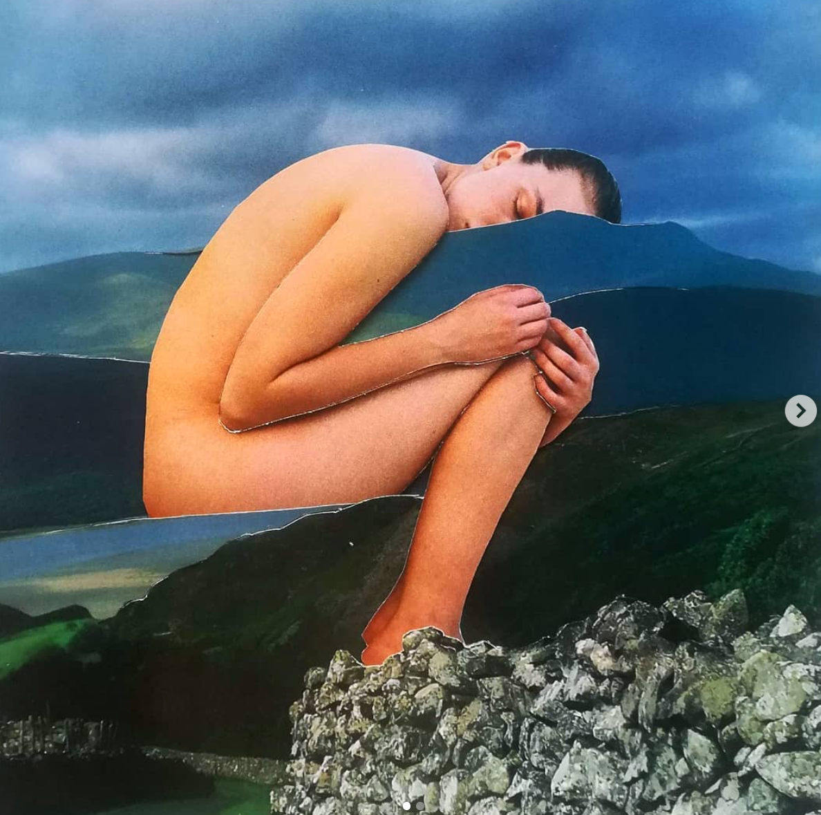 Five More Minutes, Paper collage