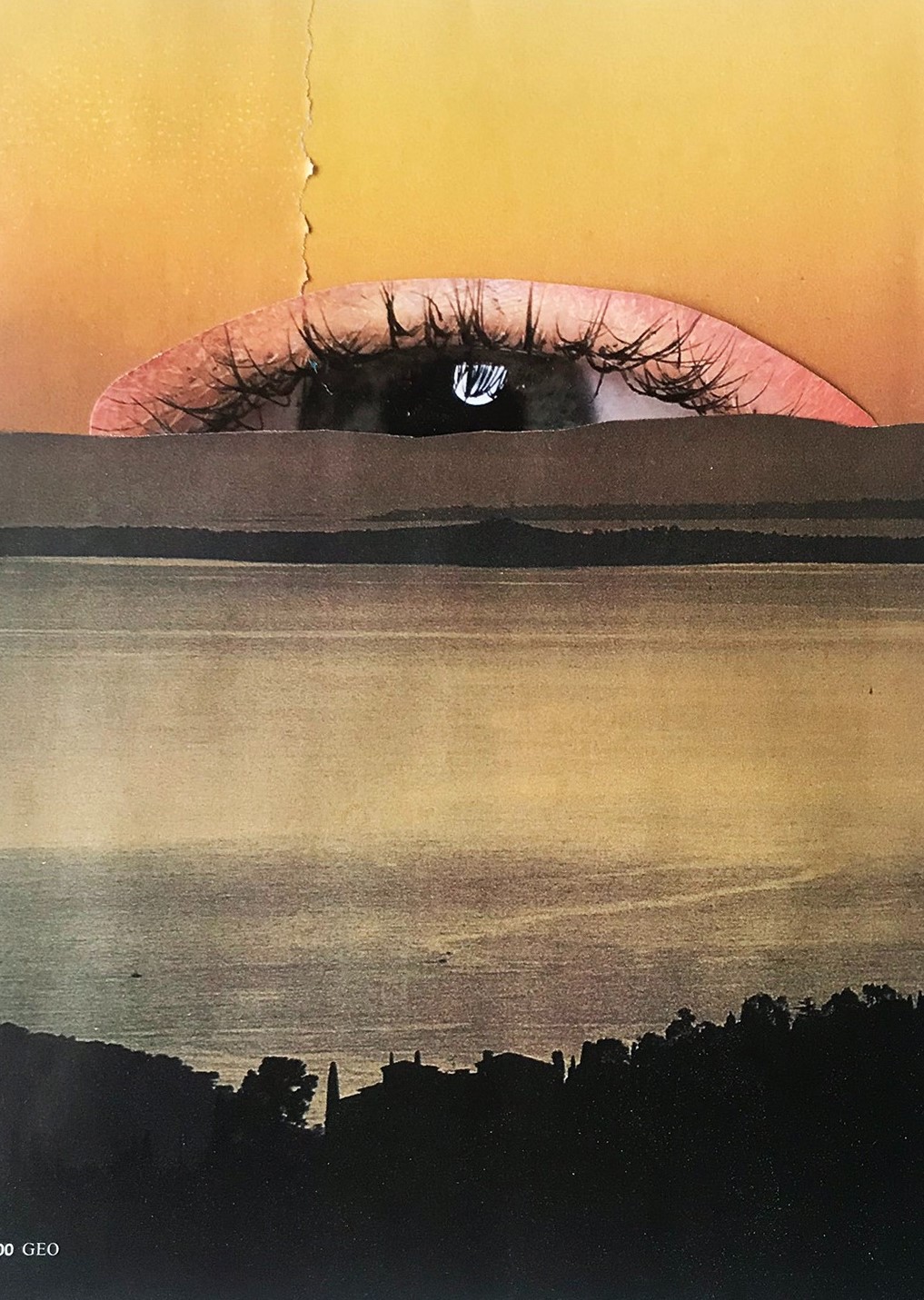 Last Look, Paper collage