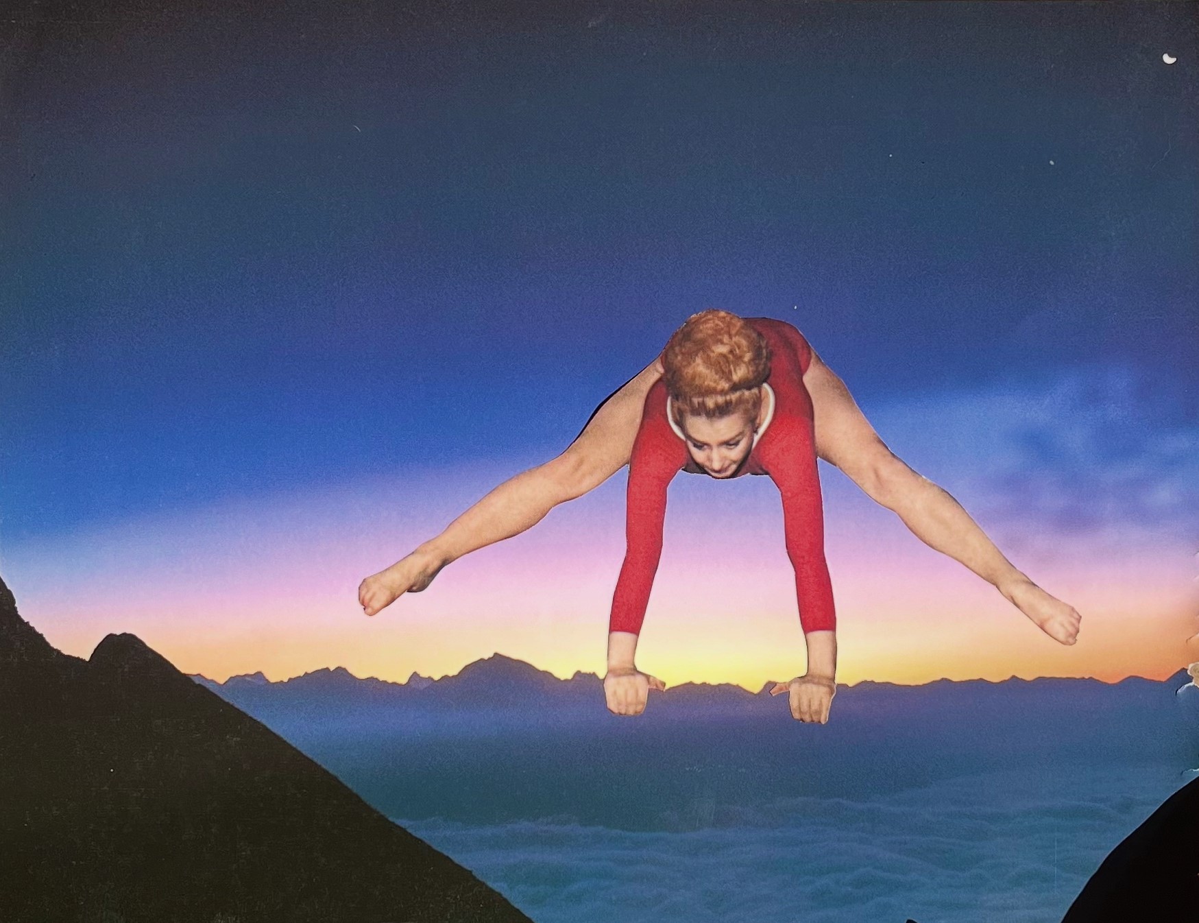 Unwavering Support, Paper collage